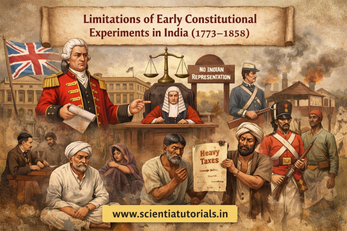 Limitations of Early Constitutional Experiments in India