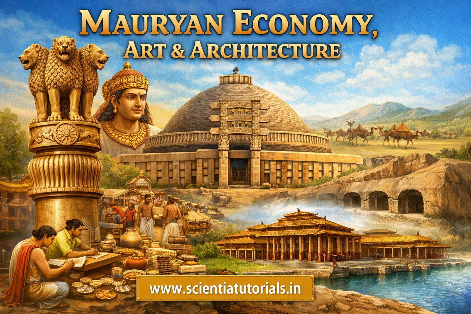 Mauryan Economy, Art & Architecture