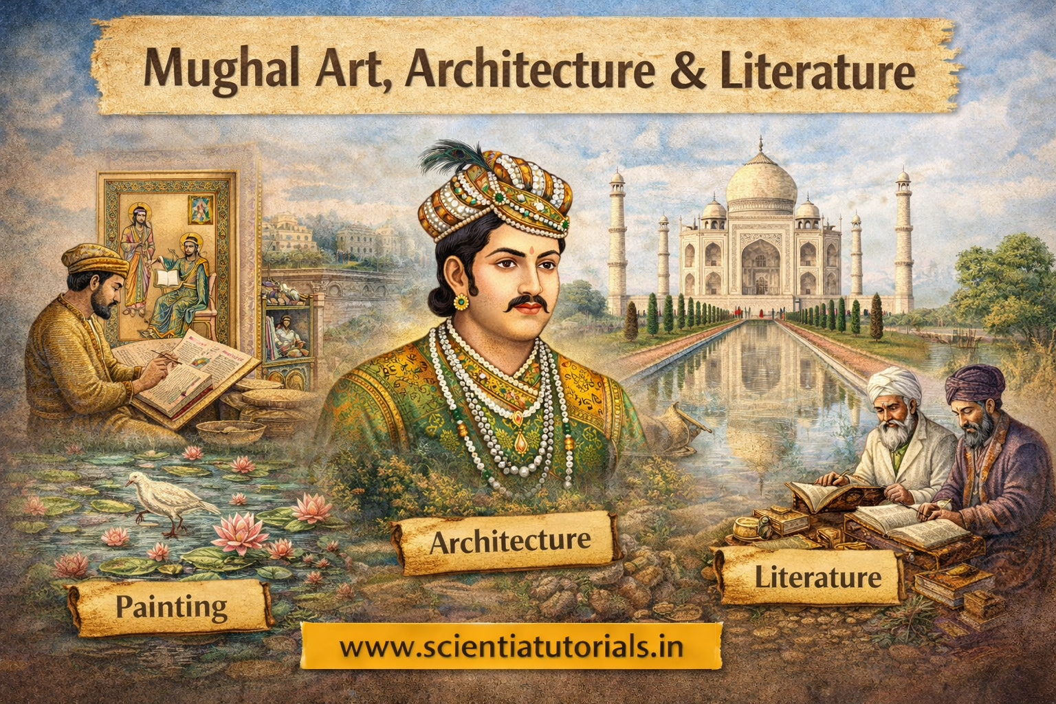 Mughal Art, Architecture & Literature