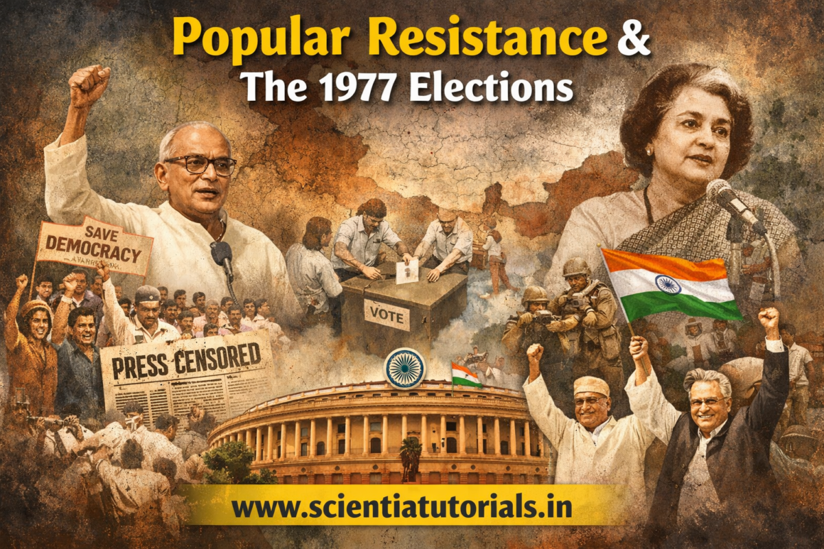 Popular resistance during Emergency and 1977 elections