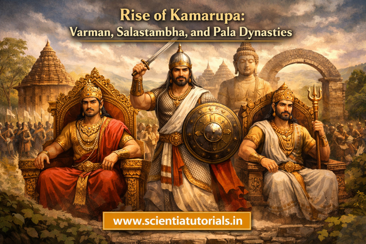 Rise of Kamarupa Varman, Salastambha and Pala Dynasties