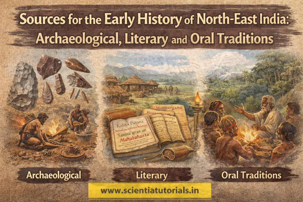 Sources for Early History of North-East India Archaeological, Literary & Oral Traditions