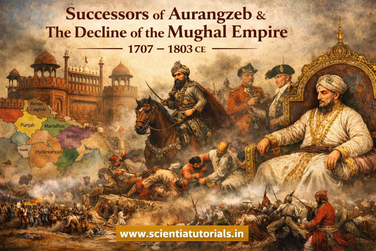 Successors of Aurangzeb and Mughal Decline