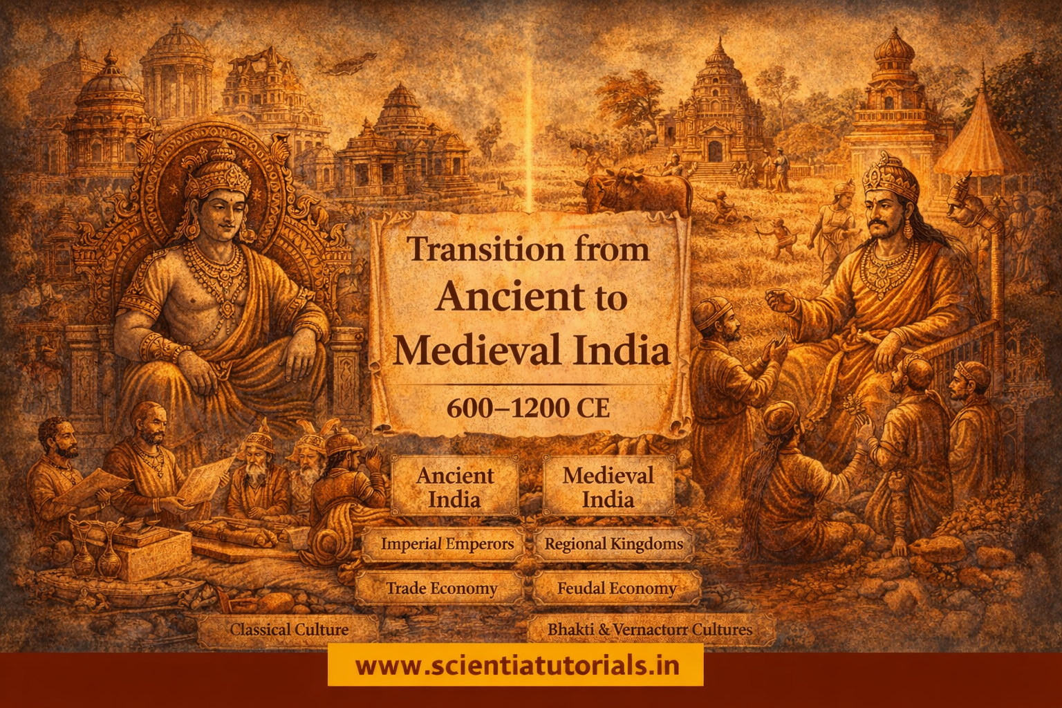 Transition from Ancient to Medieval India