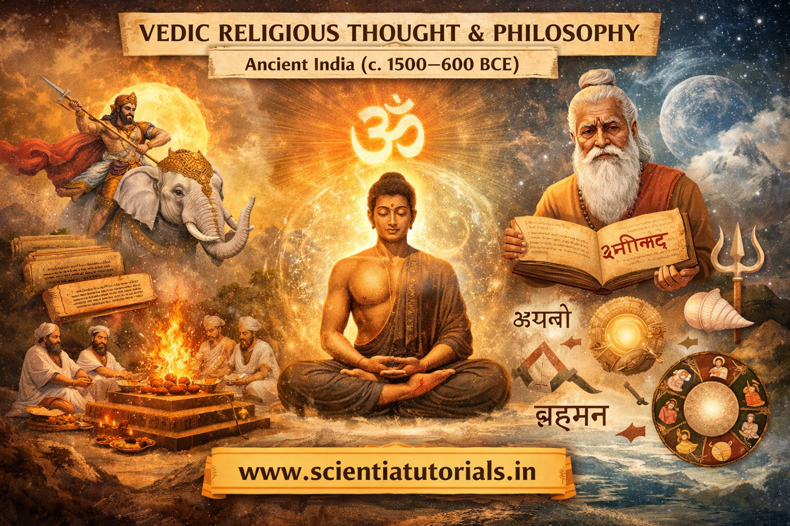 Vedic Religious Thought & Philosophy History of India Vedic Age (1500–600 BCE)