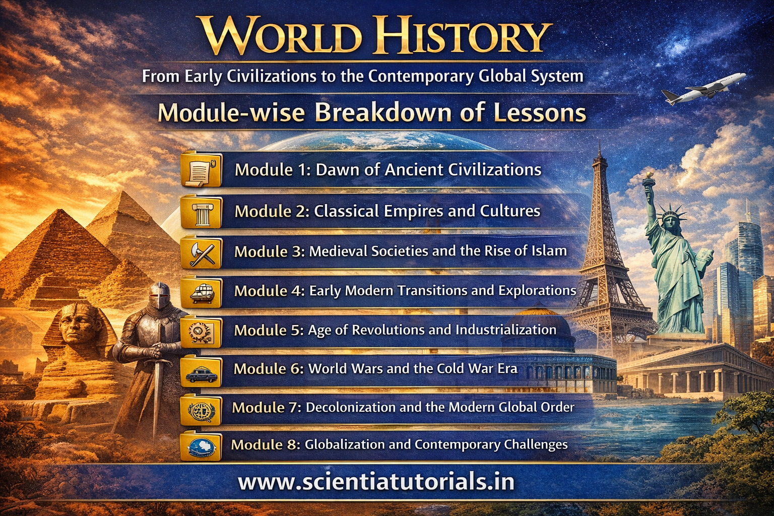 World History The Journey from Ancient Cultures to Today’s Global Framework