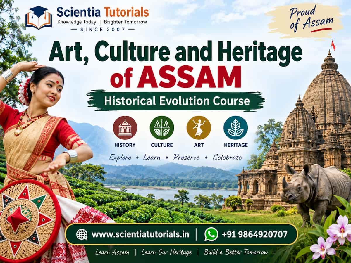 Art, Culture and Heritage of Assam – Historical Evolution Course