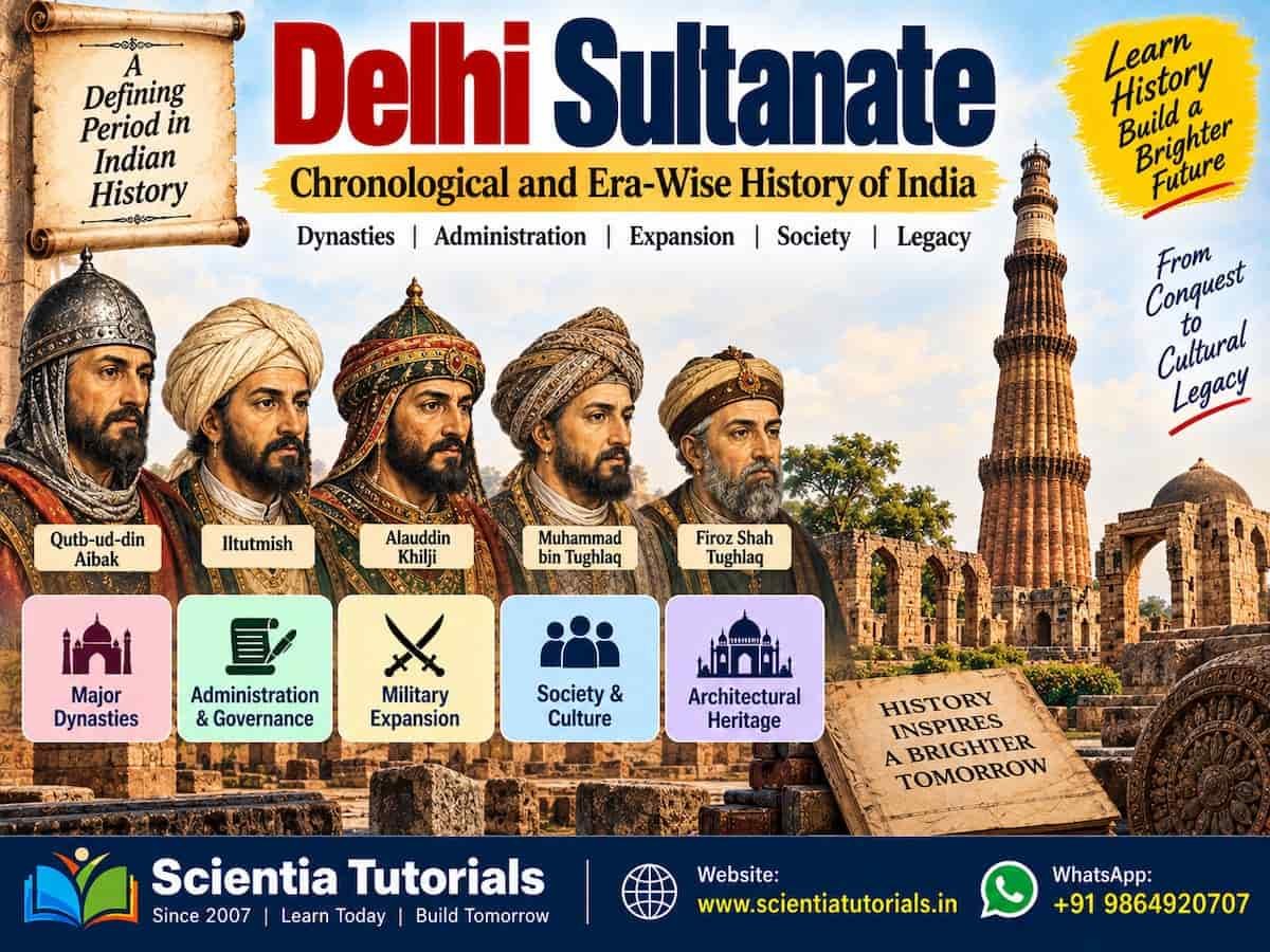 Delhi Sultanate – Chronological & Era-Wise History of India | CBSE & NCERT