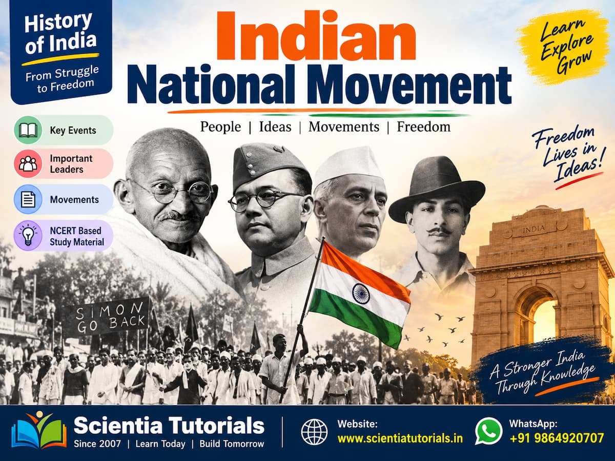 Indian National Movement – History of India | CBSE & NCERT Indian National Movement – History of India | CBSE & NCERT