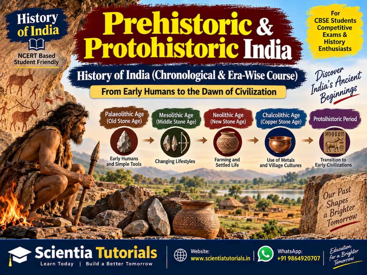 Prehistoric & Protohistoric India – Chronological & Era-Wise History Prehistoric & Protohistoric India – Chronological & Era-Wise History