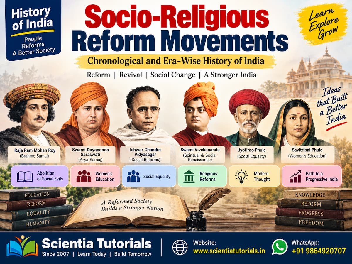 Socio-Religious Reform Movements – History of India | CBSE & NCERT Socio-Religious Reform Movements – History of India | CBSE & NCERT