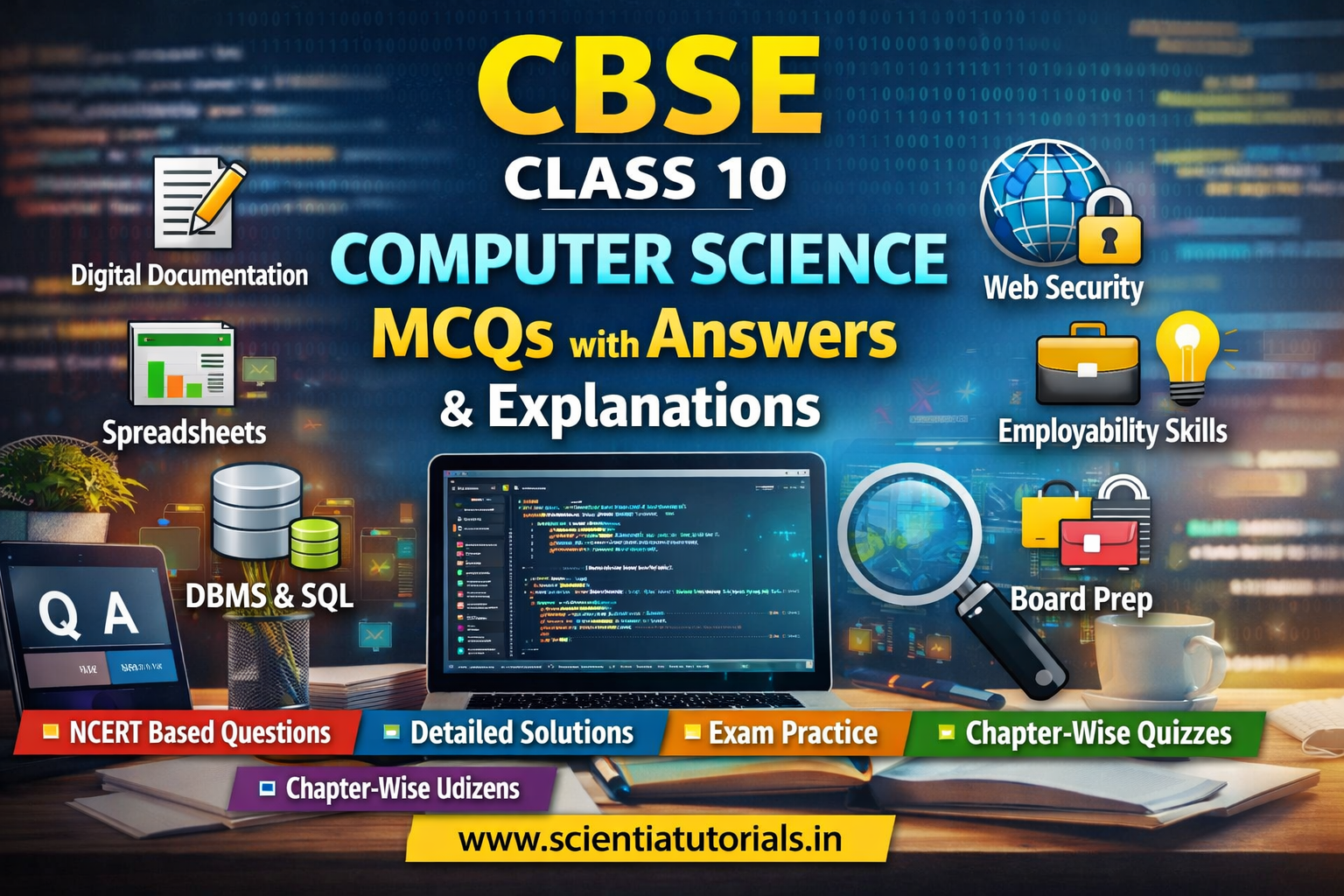 CBSE Class 10 Computer Science MCQs with Answers