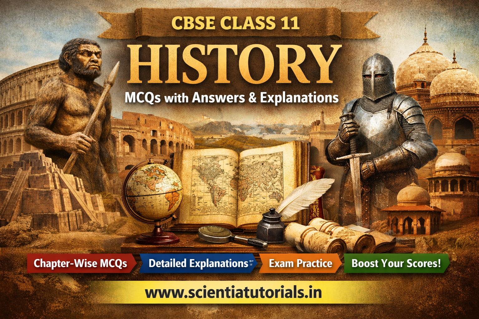 CBSE Class 11 History MCQs with Answers