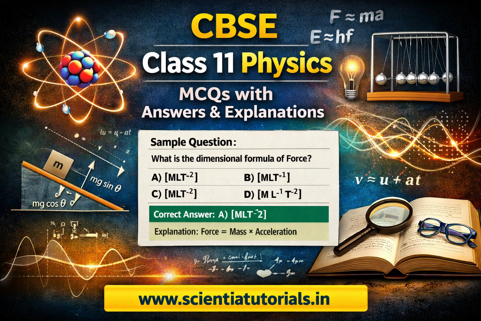 CBSE Class 11 Physics MCQs