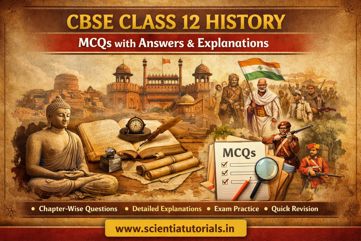 CBSE Class 12 History MCQs with Answers