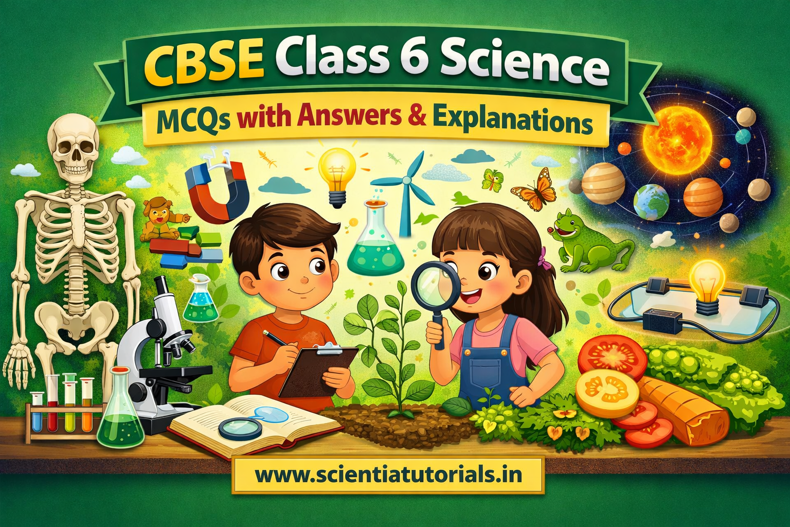 CBSE Class 6 Science MCQs with Answers