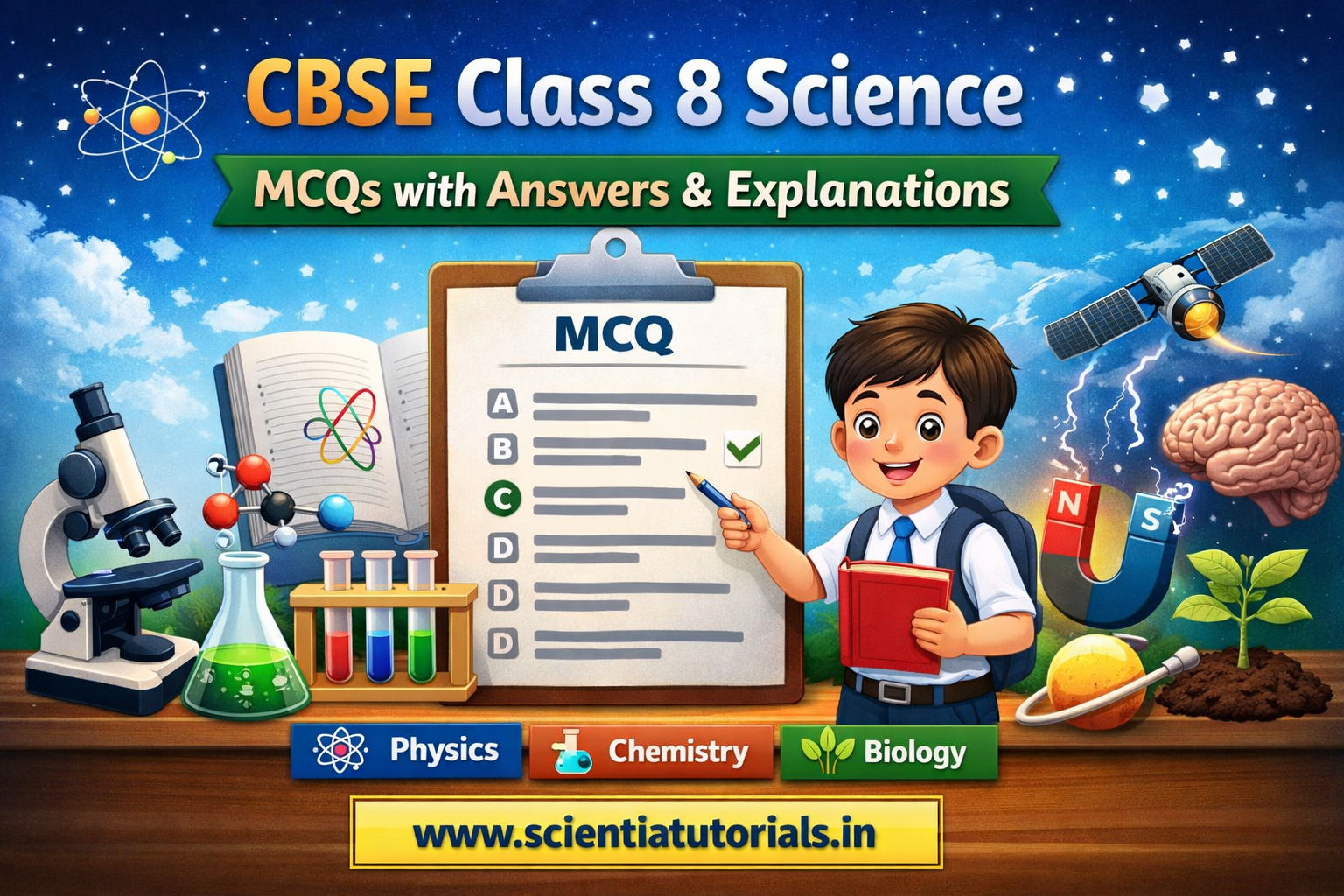 CBSE Class 8 Science MCQs with Answers
