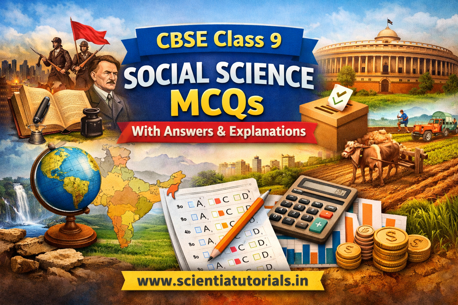 CBSE Class 9 Social Science MCQs with Answers