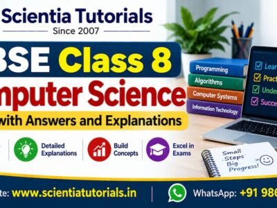 CBSE Class 8 Computer Science – MCQs with Answers and Explanations