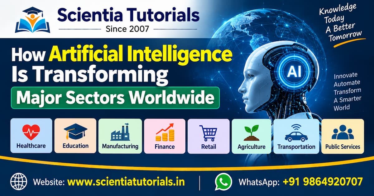 How Artificial Intelligence Is Transforming Major Sectors Worldwide