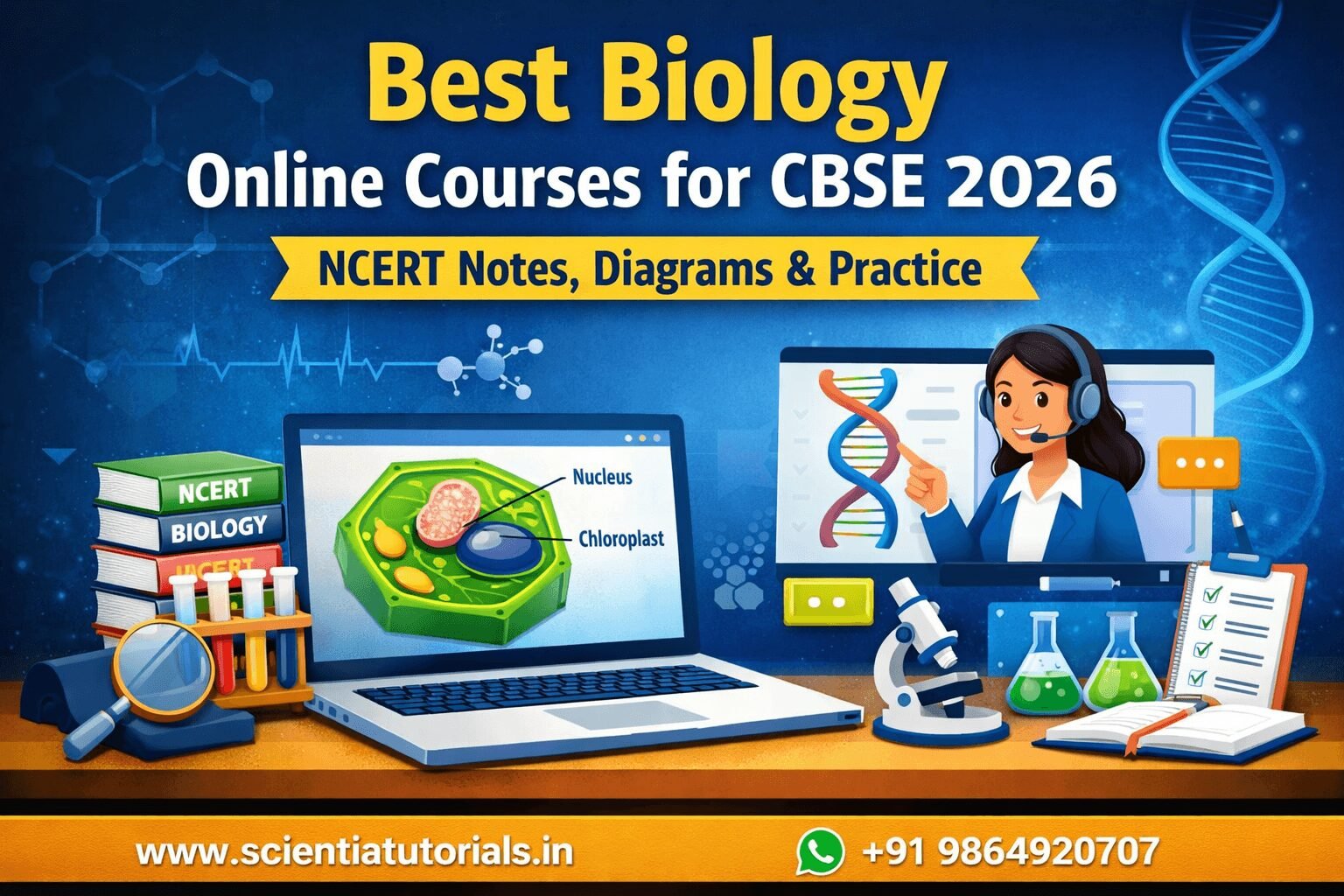 Best Biology online courses for CBSE 2026 with NCERT notes, diagrams, and practice for Class 6 to 12 students
