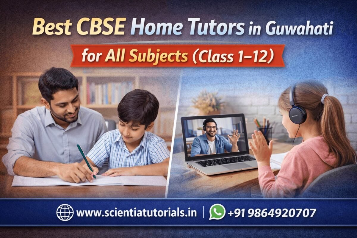 Best CBSE home tutors in Guwahati teaching students at home with personalized one to one private tuition for all subjects