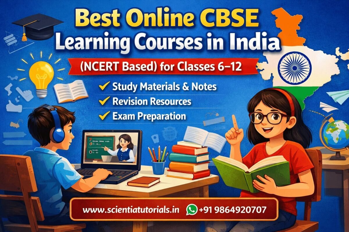 Best online CBSE learning courses in India based on NCERT for Classes 6–12 with study materials, revision resources, and exam preparation