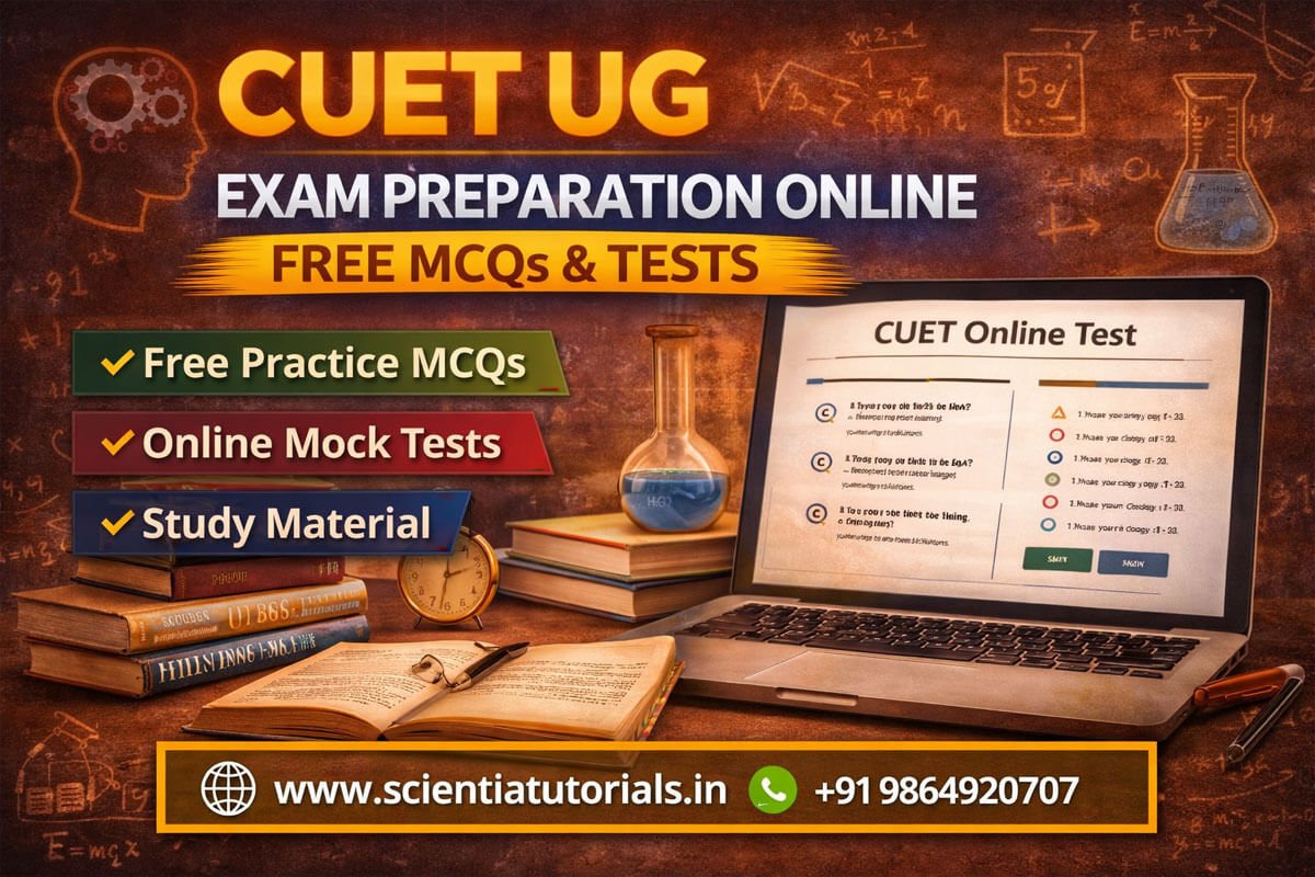 CUET UG exam preparation online free MCQs practice tests study material personalized learning courses