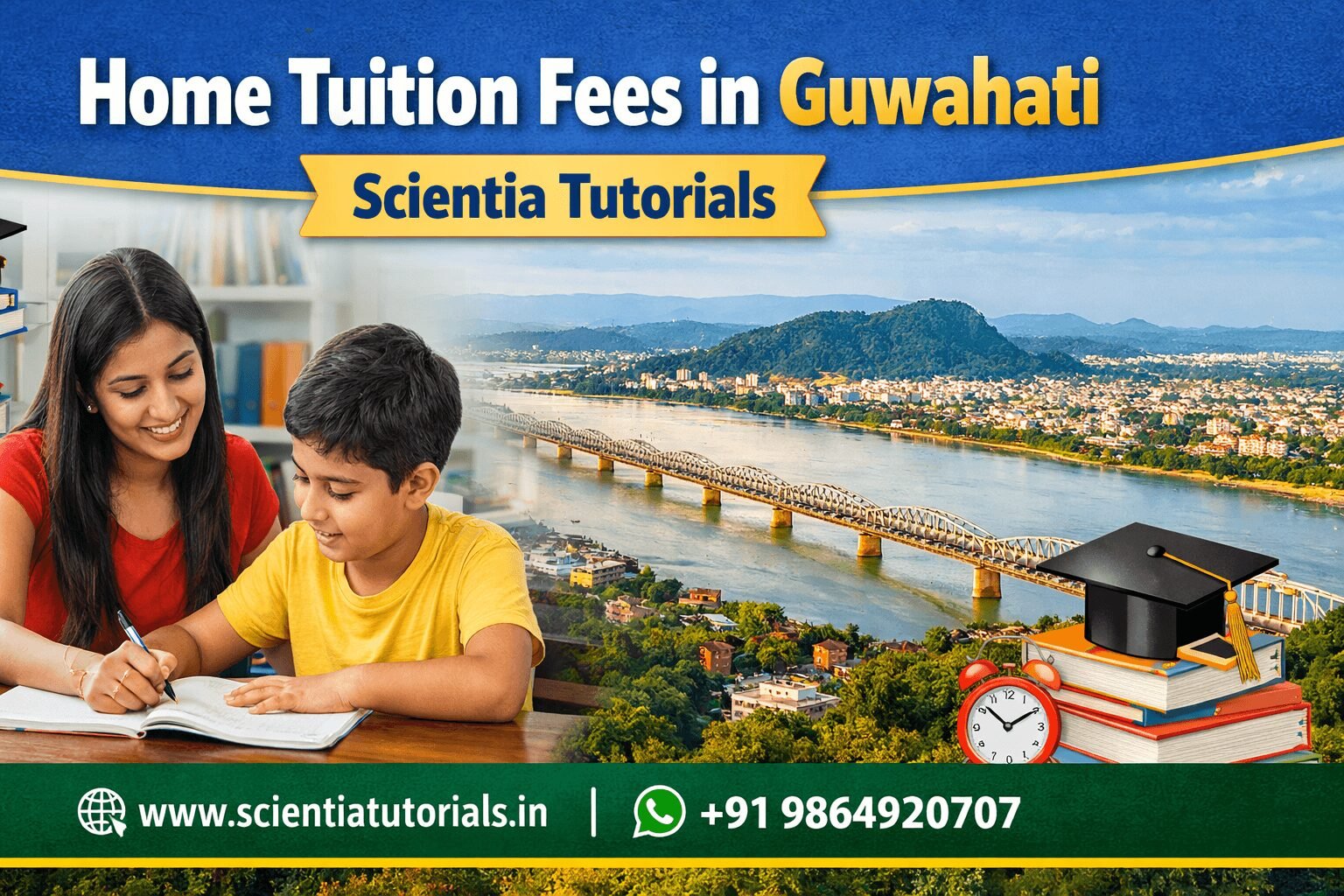 Home tuition fees in Guwahati with private tutor pricing by Scientia Tutorials for different classes