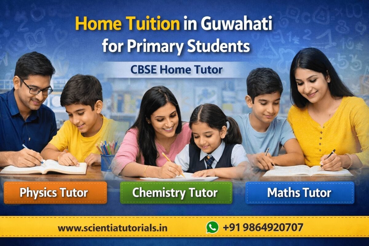 Home tuition in Guwahati for primary school students with experienced CBSE home tutors providing personalized NCERT-based learning.