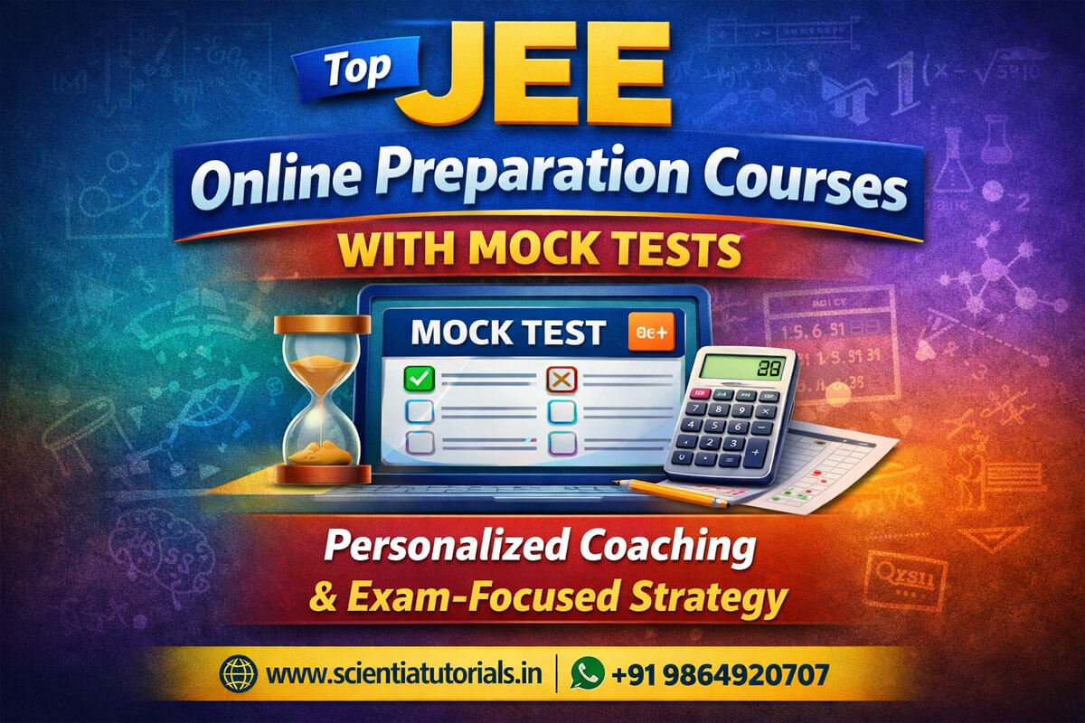 JEE online preparation courses with mock tests personalized coaching and exam focused strategy