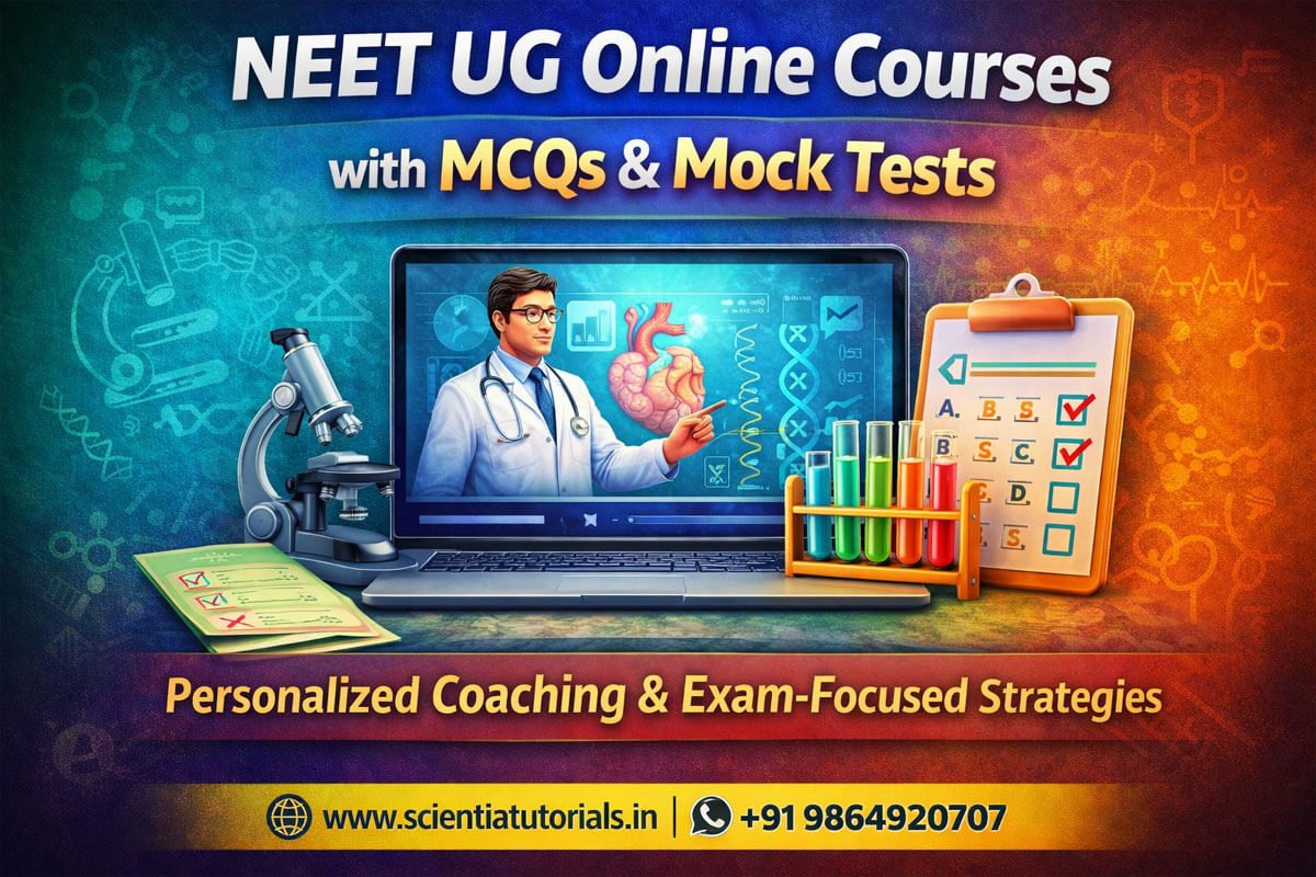 Online NEET UG courses with MCQs and mock tests personalized coaching and exam focused preparation