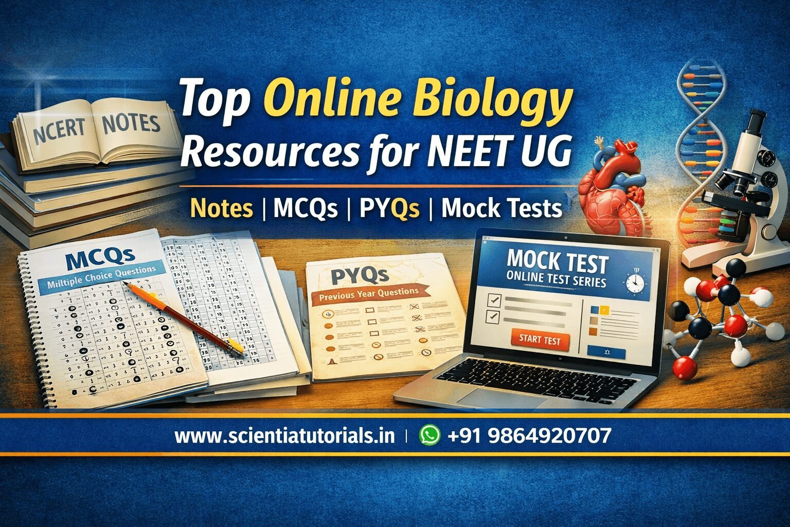 Top NEET Biology resources online including NCERT notes MCQs PYQs and mock tests for NEET UG exam preparation