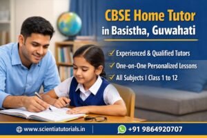 CBSE home tutor in Basistha Guwahati teaching student with personalized one to one tuition at home