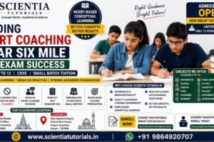 Scientia Tutorials leading NCERT coaching near Six Mile Guwahati for Class 6 to 12 students with affordable small batch classroom tuition