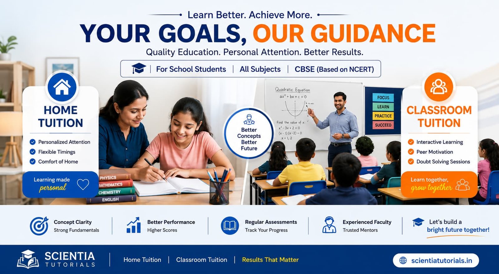 CBSE Home Tuition & Classroom Tuition in Assam | Scientia Tutorials Scientia Tutorials CBSE based on NCERT offering professional Home Tuition and Classroom Tuition services for school students with personalized learning support