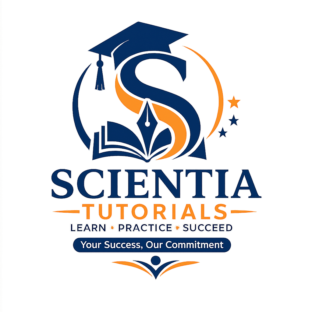 ScientiaTutorials.in – Private Home Tutors in Assam ScientiaTutorials.in logo representing private home tutors in Assam, online tutoring, and e-learning services with a modern education-themed design.