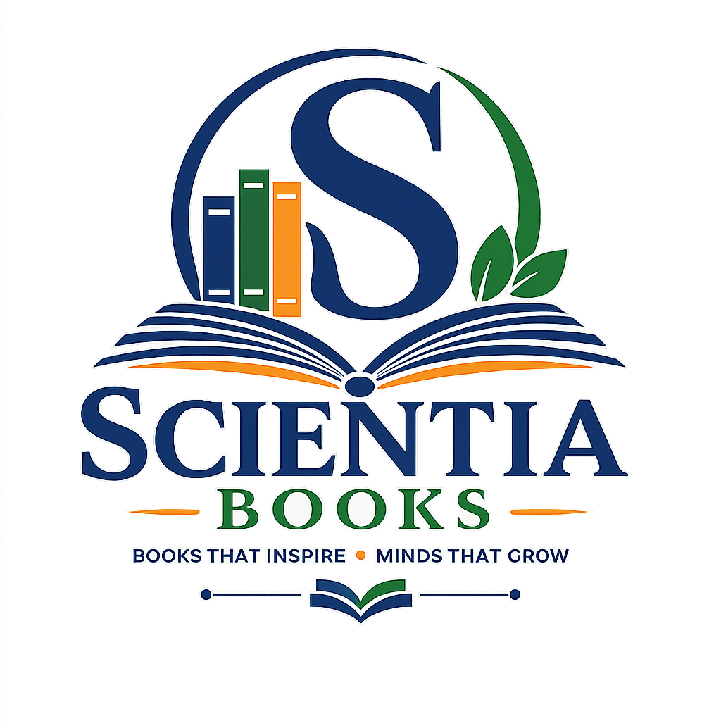 ScientiaBooks.in – Buy Books Online in India ScientiaBooks.in logo representing an online bookstore offering Assamese, Bengali, English, academic, and competitive exam books with home delivery across India.
