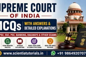 Featured image of Supreme Court of India MCQs with 30 questions, answers and detailed explanations for UPSC, SSC, Banking, Railways, PSC and other competitive exams.