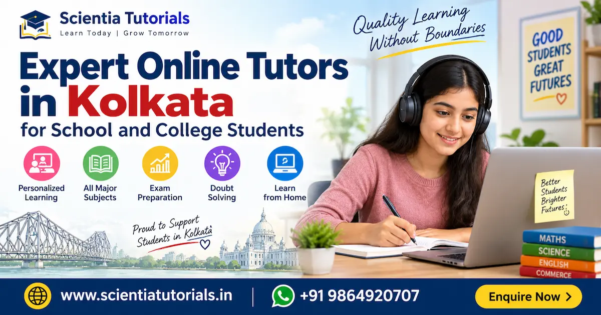 Expert online tutors in Kolkata for school and college students