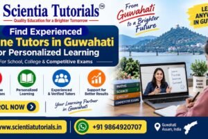 Experienced online tutors in Guwahati providing personalized learning for school, college and competitive exams