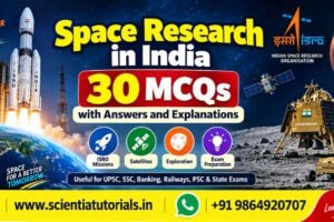 Space Research in India MCQs with answers and explanations for UPSC, SSC, Banking, Railways and State Exams
